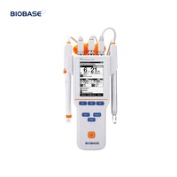 BIOBASE China Alat Ukur Kualitas Air Portabel Multiparameter M310F Layar LCD Multi-reading Kompensasi Suhu Otomatis