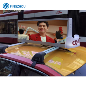 Pantalla LED para coche Pantalla publicitaria a todo color de 320x160mm en la parte superior del taxi, impermeable. Pantalla LED para coche - Product Image 1