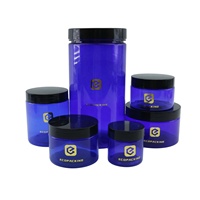 Vente en gros de pots en PET pour crème pour le visage, contenants pour beurre corporel, pots en plastique pour crème cosmétique, 30g, 50g, 100g, 150g, 200g, 300g, 500g, 1000g