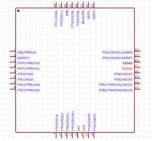 MC9S08AC8CFJE <span class=keywords><strong>CPU</strong></span> HCS08 40 MHz (unité centrale de traitement). - Product Image 4