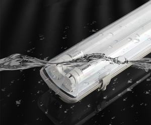 T8 2 футов флуоресцентная трехсторонняя лампа Ip65 Pc крышка АБС Нижняя Водонепроницаемая светодиодная лампа - Product Image 3