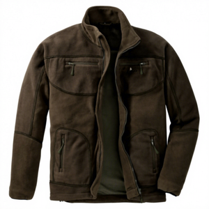 Ventes chaudes - Vestes de chasse en polaire d'hiver pour hommes, respirantes, à motif uni, 100% polyester, logo personnalisé, fabriquées au Pakistan - Product Image 1