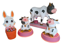Équipement de terrain de jeu souple pour enfants intérieur/extérieur Expérience de jeu de rôle pour l'alimentation des vaches dans les <span class=keywords><strong>parcs</strong></span> d'attractions et les centres de jeux commerciaux - Product Image 6