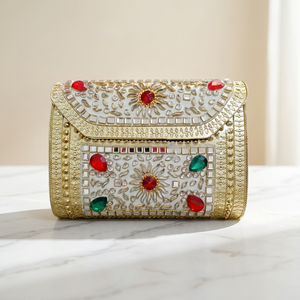 Sac à main bandoulière compact pour femme, pochette élégante pour mariages, soirées, voyages et événements spéciaux - Product Image 1