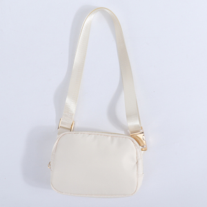 Nuevo diseño Multicolor ligero personalizado DIY cremallera riñonera Nylon cuadrado cinturón bolsas Festival cadera Crossbody pecho bolsas - Product Image 4
