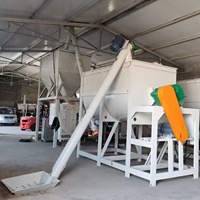 Machine à mélanger le mortier automatique, machine à mélanger l'adhésif pour carrelage, pour mortier de maçonnerie et mortier d'isolation thermique, fournisseur
