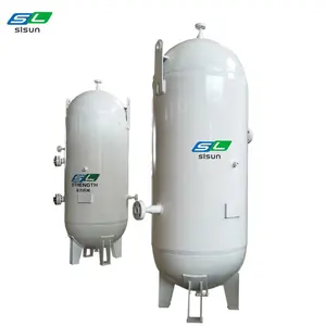 Tanque de armazenamento de hidrogênio de aço de alta pressão do receptor do ar do gás natural dos produtos químicos 12 m3 20m3 ASME