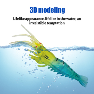 Leurre <span class=keywords><strong>de</strong></span> pêche BST en caoutchouc souple imitation crevettes artificielles sans hameçon pour la pêche en <span class=keywords><strong>mer</strong></span> et la pêche à la carpe - Product Image 6