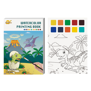 Livre de <span class=keywords><strong>coloriage</strong></span> magique 2026 avec aquarelle, graffiti de dinosaures répétés, livre de <span class=keywords><strong>coloriage</strong></span> pour enfants, pour adultes et enfants - Product Image 3