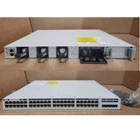 Nuevo y original conmutador Cisco de 48 puertos PoE + 4 X Gigabit SFP enlaces ascendentes nuevo sellado listo para enviar de nuevo en el C9300L-48P-4G-A