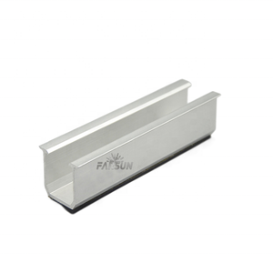 FarSun Tin sul tetto solare U alluminio Rail sistema di montaggio in alluminio - Product Image 3