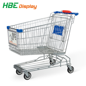 सुपरमार्केट भारी शुल्क धातु शॉपिंग ट्रॉली गाड़ी - Product Image 4