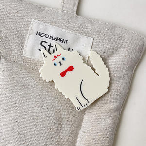 Pince à cheveux en acétate motif chien de dessin animé 7 cm, pince latérale mignonne pour frange de fille, pince bec de canard, accessoire capillaire style japonais et coréen - Product Image 6