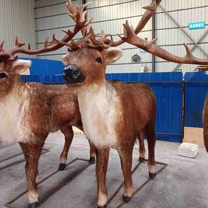 Parc à thème Animatronic Décoration de Noël Animatronic Chant Renne Animal Modèle à vendre - Product Image 5