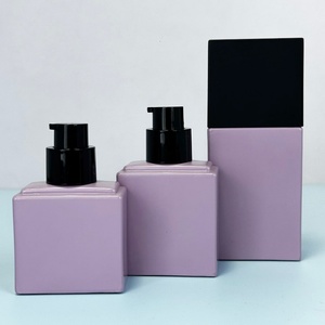 Square Clear Green Glass Pipette Serum <b>Bottles</b> 30ml 50ml 100ml Essential Oil Rectangle Glass <b>Dropper</b> <b>Bottles</b> with Pipette - Product Image 4