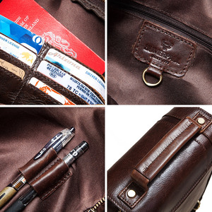 Borsa a <span class=keywords><strong>Tracolla</strong></span> HUMERPAUL in Vera Pelle, Borsa Messenger da <span class=keywords><strong>Uomo</strong></span>, Borsa a <span class=keywords><strong>Tracolla</strong></span> Maschile di Alta Qualità - Product Image 3