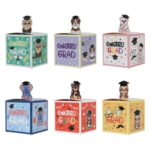 Creative carré animal <span class=keywords><strong>baccalauréat</strong></span> boîte à bonbons boîte <span class=keywords><strong>cadeau</strong></span> de fête de remise des diplômes - Product Image 2