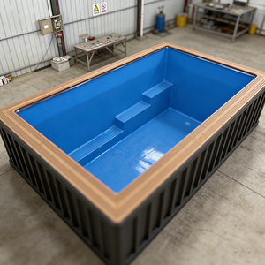 Nouvelle Conception 2026 : Meilleures Piscines Hors Sol en Fibre <span class=keywords><strong>de</strong></span> Verre pour Adultes – Conteneurs <span class=keywords><strong>de</strong></span> <span class=keywords><strong>Piscine</strong></span> Extérieure 20ft et 40ft en Fibre <span class=keywords><strong>de</strong></span> Verre - Product Image 3