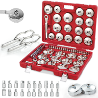 58 PCS Essential Durable Metal Auto Repair Tool Kit Car Body Dent Repair Puller Wrench Cap