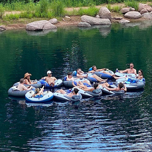 PVC <b>Inflatable</b> <b>Floating</b> Lounge Chair 135x135cm White Buoyant Portable <b>Pool</b> Seat For Outdoor Water Leisure - Product Image 4