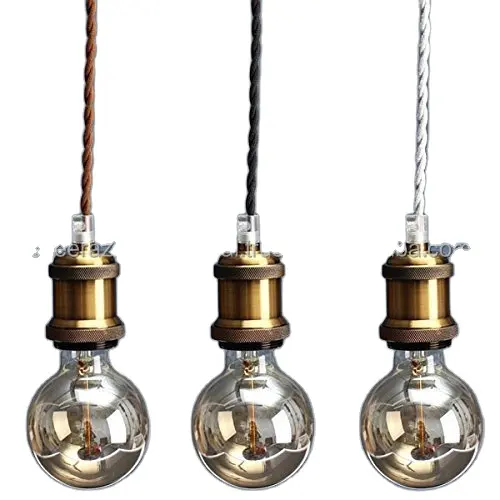 Vintage Edison Verstelbare Plafond Glazen Kroonluchters Hanglamp En Lamp Voor Home Hotel Restaurant Verlichting Hangende Hangende