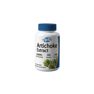 Extrait d'artichaut OEM/ODM 600 mg, 240 capsules végétariennes - Sans gluten, non OGM, complément alimentaire à base de plantes - Product Image 1