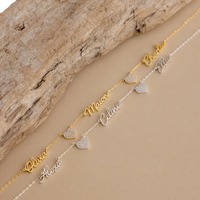 Collier Cœur Personnalisé en Acier Inoxydable Plaqué Or, Chaîne Ras du Cou Tendance pour les Fêtes, Idéal pour le Dropshipping – Nouvelle Collection, Vente Flash