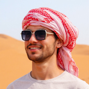 Lunettes de soleil carrées HJ-7333, monture en métal, unisexe, protection UV400, classe 2, design plein cadre pour hommes et femmes - Product Image 4