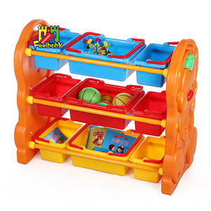 Armoire à jouets en plastique Feelbaby pour enfants, pour la salle de classe, le salon, le parc, étagère à jouets pour l'<span class=keywords><strong>organisation</strong></span> de la salle de classe et du salon - Product Image 3