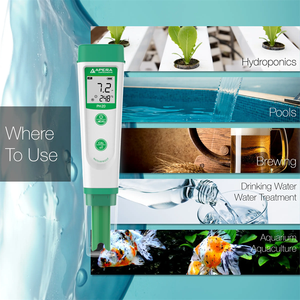 Veidt Pesage Apera Instruments Value Series PH20 Testeur de <span class=keywords><strong>pH</strong></span> de poche Kit de <span class=keywords><strong>pH</strong></span>-mètre Analyseur de qualité de l'eau multi-paramètres - Product Image 5