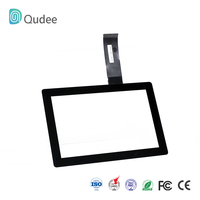 Pantalla Táctil Capacitiva PCAP de 10.1 Pulgadas de Tamaño Pequeño, Interfaz I2C, Revestimiento de Pantalla Táctil