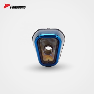 Tubo de Escape para Motocicleta Kawasaki <span class=keywords><strong>Ninja</strong></span> 400, Color Azul Quemado, Silenciador Deslizable, <span class=keywords><strong>Precio</strong></span> de Fábrica Forsound - Product Image 5