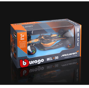 Bburago <span class=keywords><strong>McLaren</strong></span> F1 MCL36 (2022) a Escala <span class=keywords><strong>1</strong></span>/<span class=keywords><strong>43</strong></span> # 3 # 4 Coches de Carreras de Fórmula <span class=keywords><strong>1</strong></span> de Aleación, Colección de Modelos de Metal Fundido a Presión, Juguetes de Coches - Product Image 6
