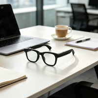 Lunettes Intelligentes avec Caméra 1300W, Transfert WIFI, Contrôle par Geste, ChatGPT, pour Hommes et Femmes, Extérieur, IA