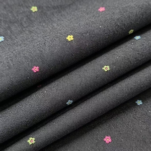 Tessuto Premium 100% Cotone <span class=keywords><strong>Indigo</strong></span> Ricamato Morbido e Traspirante per Abiti per Bambini e Camicie Casual da Uomo - Product Image 1