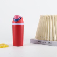 Bouteille d'eau isotherme en acier inoxydable écologique avec couvercle à ouverture rapide, anti-fuite, thermos de sport portable pour les voyages en extérieur