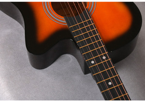 <span class=keywords><strong>Guitarra</strong></span> acústica de madera, 38 pulgadas, <span class=keywords><strong>precio</strong></span> barato, al por mayor, fábrica OEM - Product Image 5