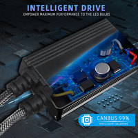 Système d'éclairage automobile LED Super Lumineux Série D 70W, Nouveau Phare Antibrouillard/Feux de Route D1R D3R 6000K avec Ampoule LED D1S D3S