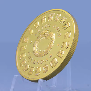 Pièces de monnaie commémoratives en métal personnalisées en usine, style <span class=keywords><strong>Maya</strong></span>, en or, gravées en relief, pour collection - Product Image 4