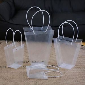 Bolsa de Plástico Transparente OPP de Lujo para Flores, con Tubo de Plástico, para Floristas, Envoltorio para Ramos - Product Image 2