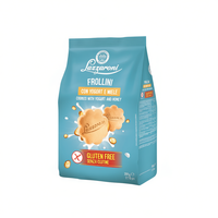 Biscuits au yaourt et au miel Lazzaroni, sans gluten, doux et cuits, 200g, 10 pièces, en-cas lactés prêts à manger, durée de conservation de 12 mois