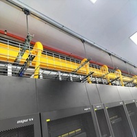 Micro centre de données personnalisé avec logo OEM, entièrement configuré, refroidissement liquide par plaque froide, 6 racks 42U pour projets gouvernementaux