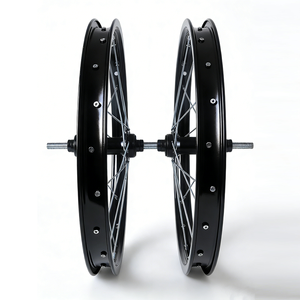 Llanta de <span class=keywords><strong>Bicicleta</strong></span> BMX para Niños de Aleación de Acero de Alta Resistencia, 12/14/<span class=keywords><strong>16</strong></span>/18/20/22/24/26 Pulgadas, Neumático Clincher, Freno V Delantero/Trasero, 20 Radios - Product Image 6