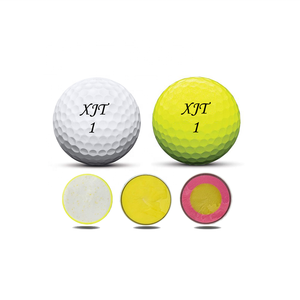 Pelotas <span class=keywords><strong>de</strong></span> <span class=keywords><strong>Golf</strong></span> <span class=keywords><strong>de</strong></span> Uretano PU <span class=keywords><strong>de</strong></span> 3 Piezas con Logotipo Personalizado, Grado Torneo Profesional, Tacto Suave, Larga Distancia, Duraderas, para Práctica, XJT - Product Image 6