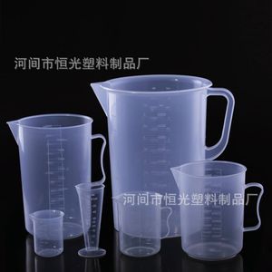 5000ml thickened plastic beaker, acid and <b>alkali</b> resistant, double-sided graduated cup, high temperature resistant measuring - Product Image 5