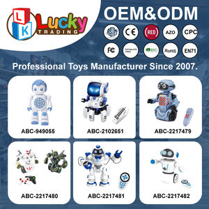 Jouets éducatifs Lucky Toys, robot intelligent télécommandé programmable avec fonction <span class=keywords><strong>de</strong></span> questions et réponses, <span class=keywords><strong>de</strong></span> raconter des histoires, d'enregistrement, <span class=keywords><strong>de</strong></span> lumière, <span class=keywords><strong>de</strong></span> <span class=keywords><strong>musique</strong></span> et <span class=keywords><strong>de</strong></span> danse - Product Image 5