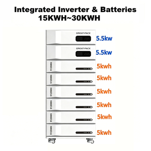 ระบบจัดเก็บพลังงานออลอินวัน 51.2V 10KWH 15KWH 10KW 12KW ระบบพลังงานแสงอาทิตย์สำหรับบ้าน MPPT แบตเตอรี่พลังงานแสงอาทิตย์ - Product Image 4