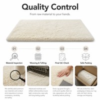 Tapis de maison de style abstrait minimaliste, imprimé à la machine, en velours bas, écologique, antidérapant, en PET polyester, vente en gros d'usine