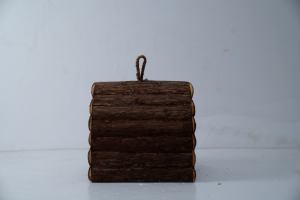 เตียงแมวและบ้านไม้ทรงกลมพกพาสะดวกเป็นมิตรกับสิ่งแวดล้อมสำหรับสุนัขและแมวมีขนยาว - Product Image 6