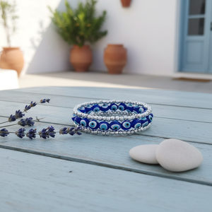 Fashion <b>Beaded</b> for Bracelet with Evil Eye Design <b>Plastic</b> Material - Product Image 3